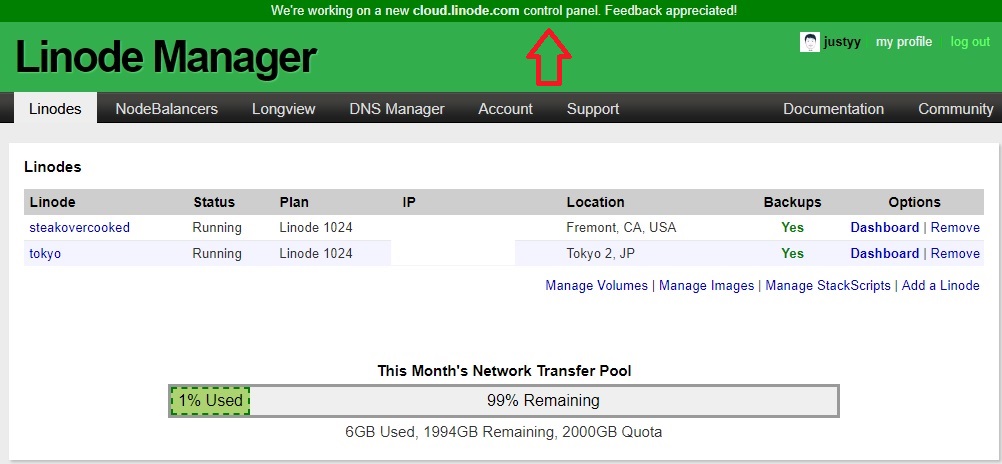 linode-manager-old Enabling Mobile Friendly Linode Cloud Control Panel (Dashboard) VPS News 